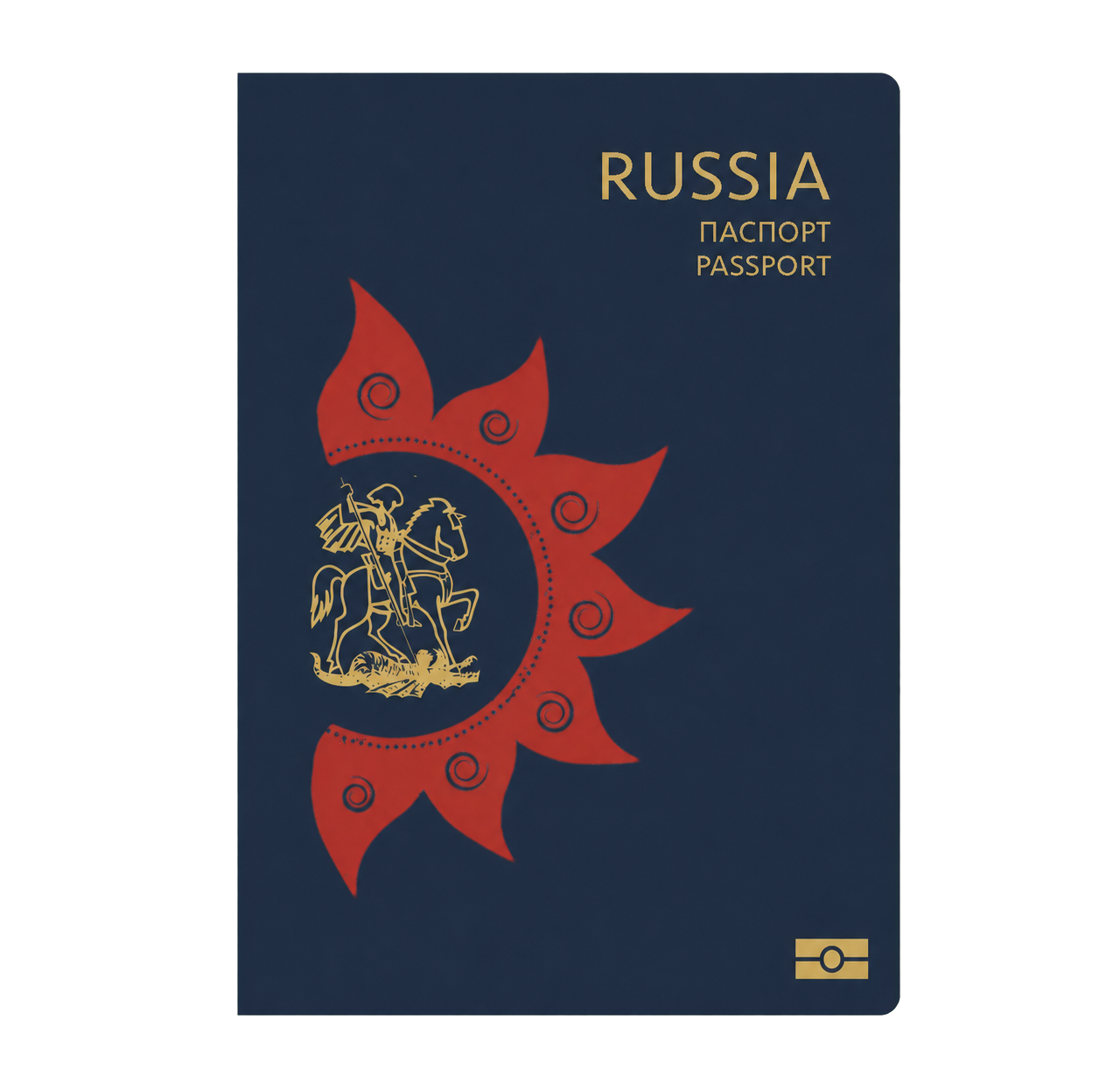 New Passport of Russia cover concept